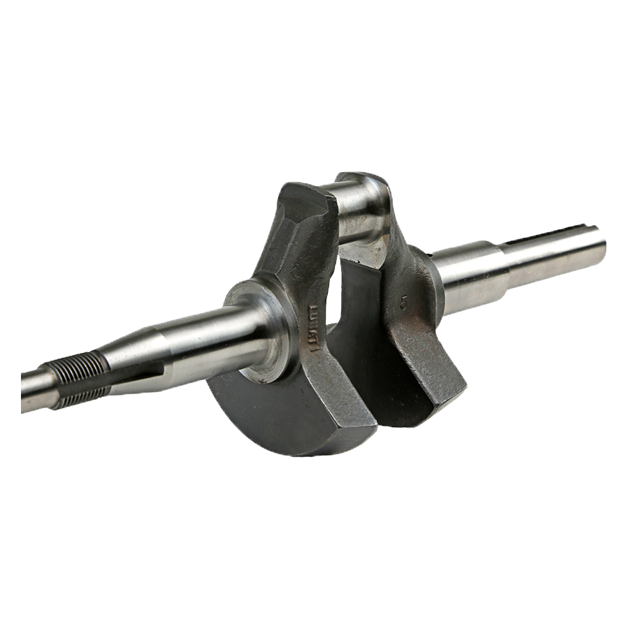 Small engine crankshaft after journal grinding
