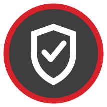 Shield with checkmark — we do not compete with our customers