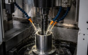 Sunnen automatic honing center finishing a hydraulic cylinder bore